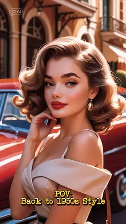 1950s vintage style
