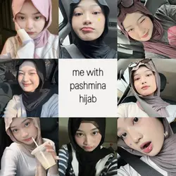 me with pashmina hij