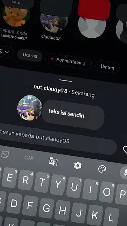 teks isi sendiri 