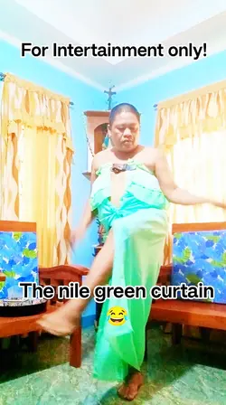 nile green curtain