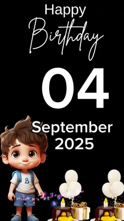 HBD My Son 04 Sept