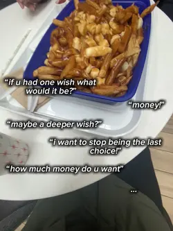 i wish…