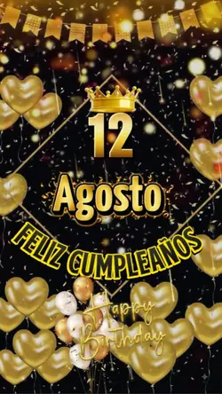 HBD 12 D AGOSTO 2026