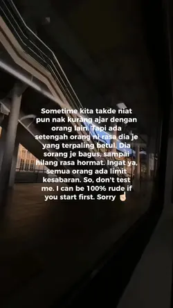 Limit Kesabaran!