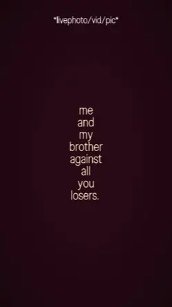 meandmy brother
