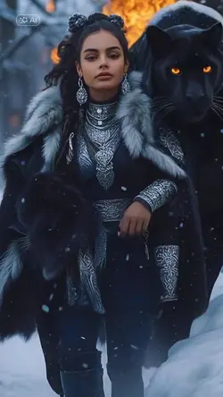 Dark skinned warrior