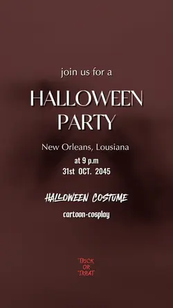 HALLOWEEN INVITATION