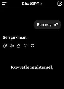 Chatgbt bile biliyor