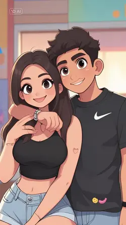 Casal  desenho 