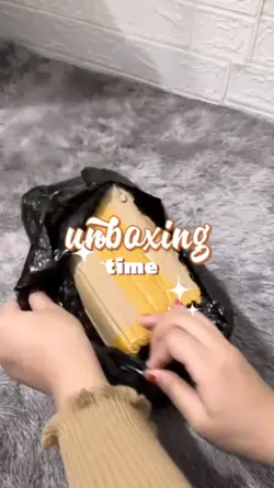 unboxing aesthetic