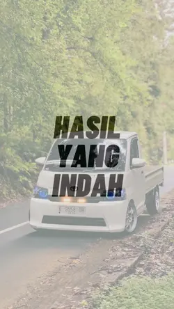 Hasil yang indah