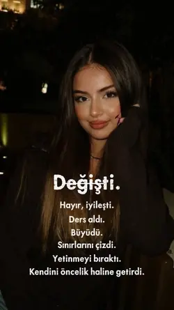 Değişti.