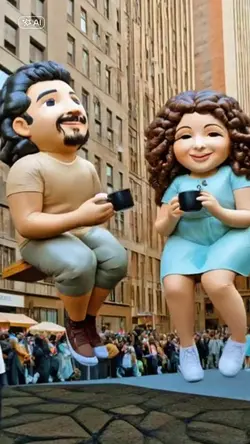 Ballon Couple Parade