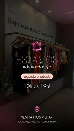 Estamos abertos 