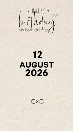 BDAY MOM 12 AUGUST 