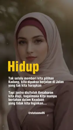 Hidup tak selalu 