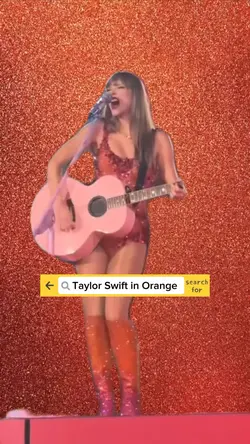 Taylor Swift Orange