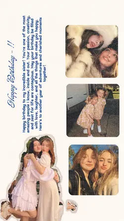 BIRTHDAY SISTER