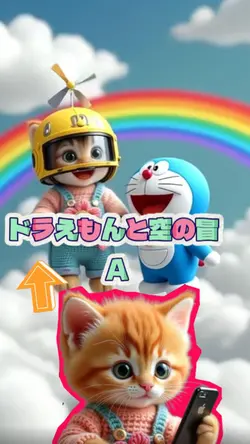 ドラえもんと空の冒険/ペット素材1