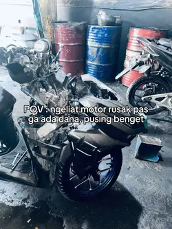 pov motor pas rusak
