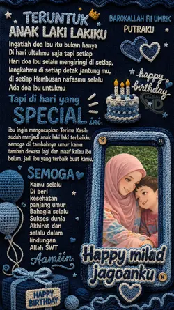 ultah anak laki laki