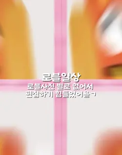 로블일상