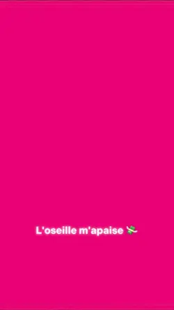 l'oseille m'apaise 