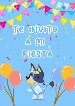 Invitación bluey