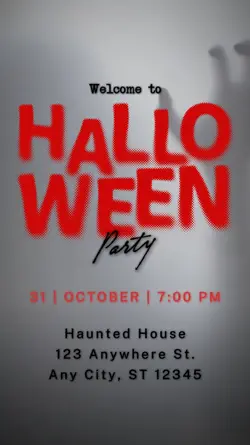 halloween invitation