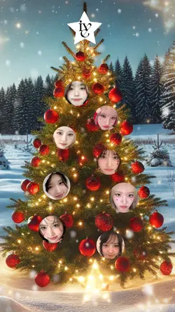 최애 아이돌로 트리 꾸미기🎄