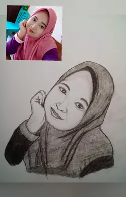 sketch wajah