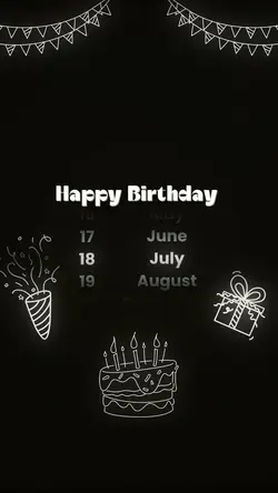 18 July 2025birthday