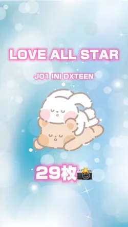 LOVE ALL STAR 29枚📸