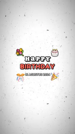 HBD 16 AGUSTUS 2024