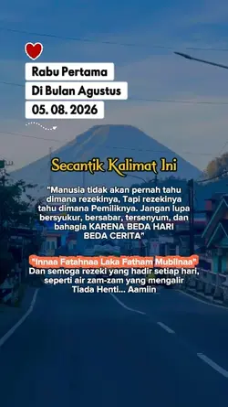 Rabu 5 Agustus 2026