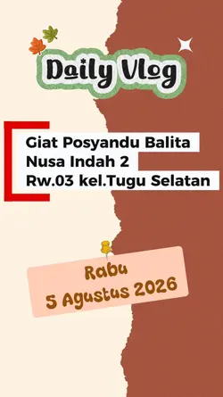 Posyandu Balita 

