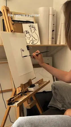 pov : u're a painter