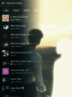 mary on a cross 