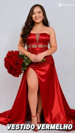 VESTIDO VERMELHO 