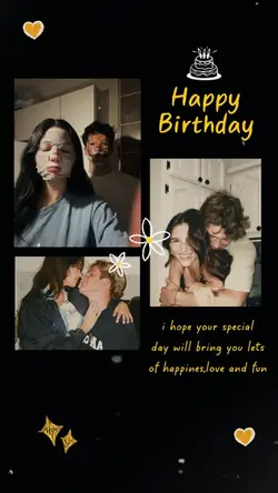 Birthday collage