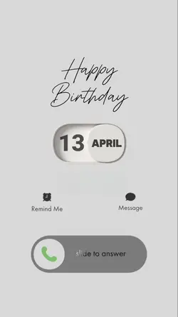 HBD 13 APRIL 2026