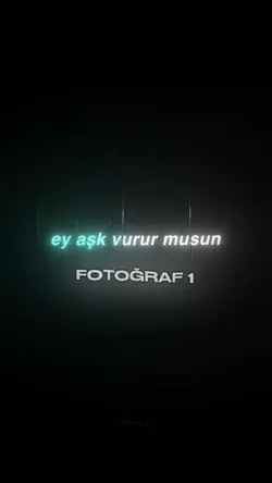 Ey aşk vurur musun..