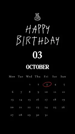 birthday 03 October
