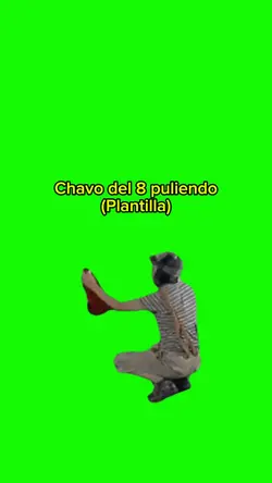 Chavo del 8 puliendo