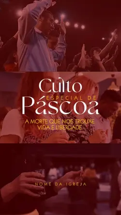 Culto Convite Páscoa