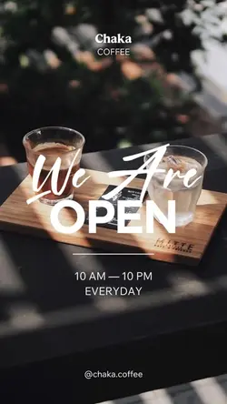 We Are Open