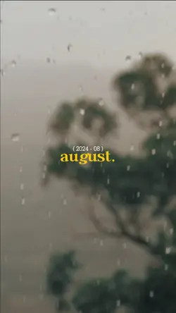 August recap