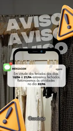 Aviso de Feriado