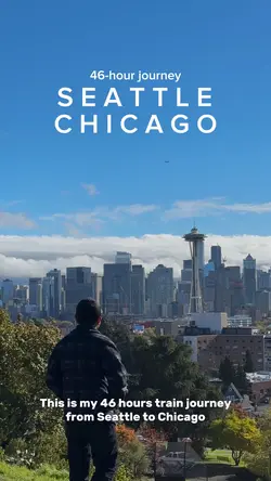 46-hour journey Seattle Chicago