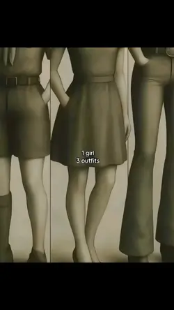 1 girl 3 outfits 